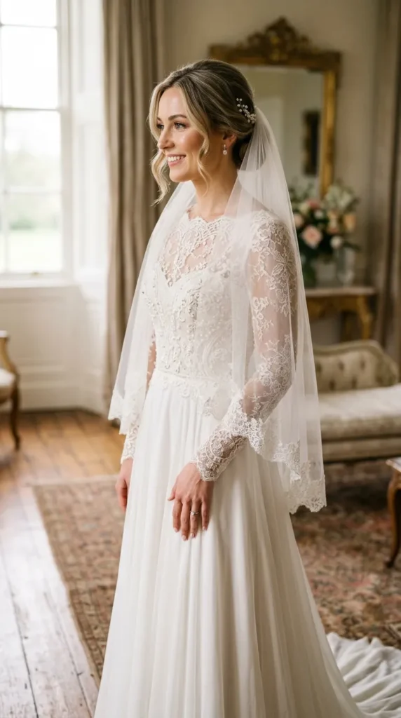 Try an Elbow-Length Veil