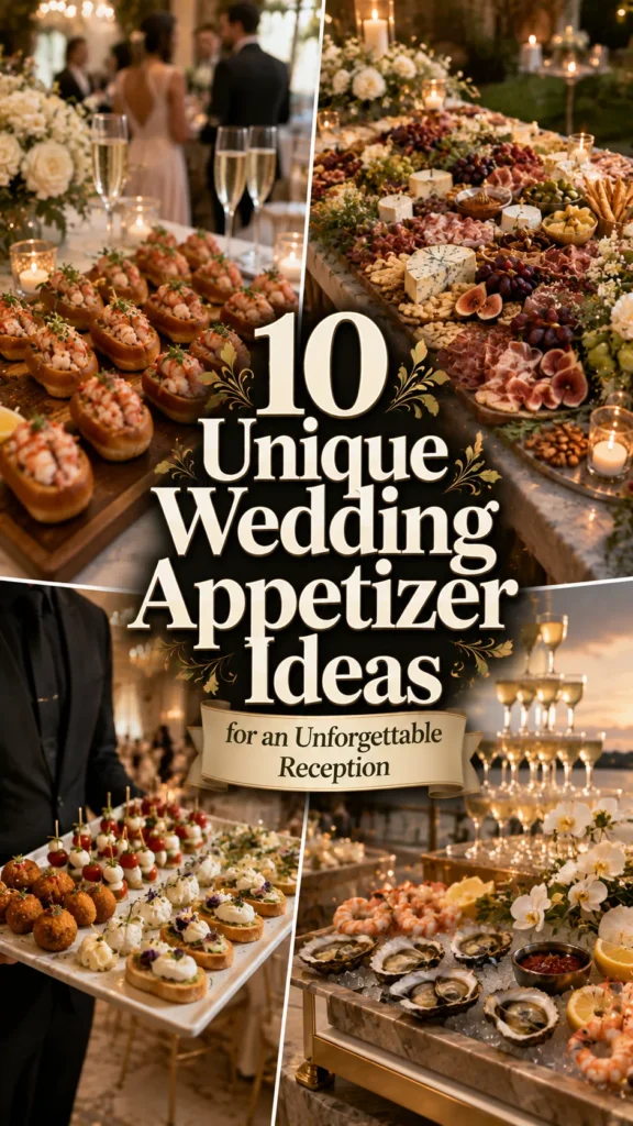 Unique Wedding Appetizer Ideas for an Unforgettable Reception