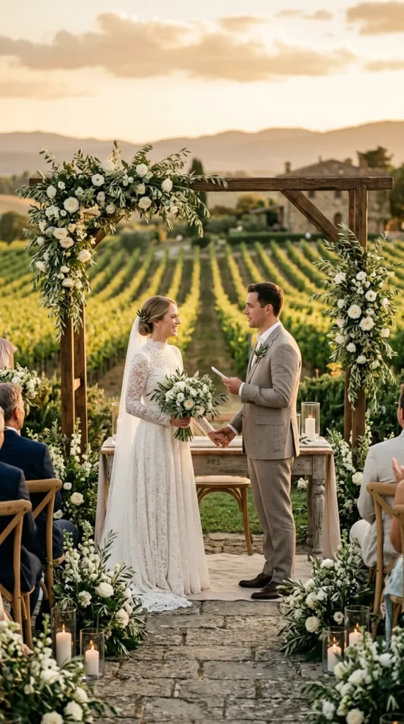 Vineyard Gardens for Elegant Countryside Romance