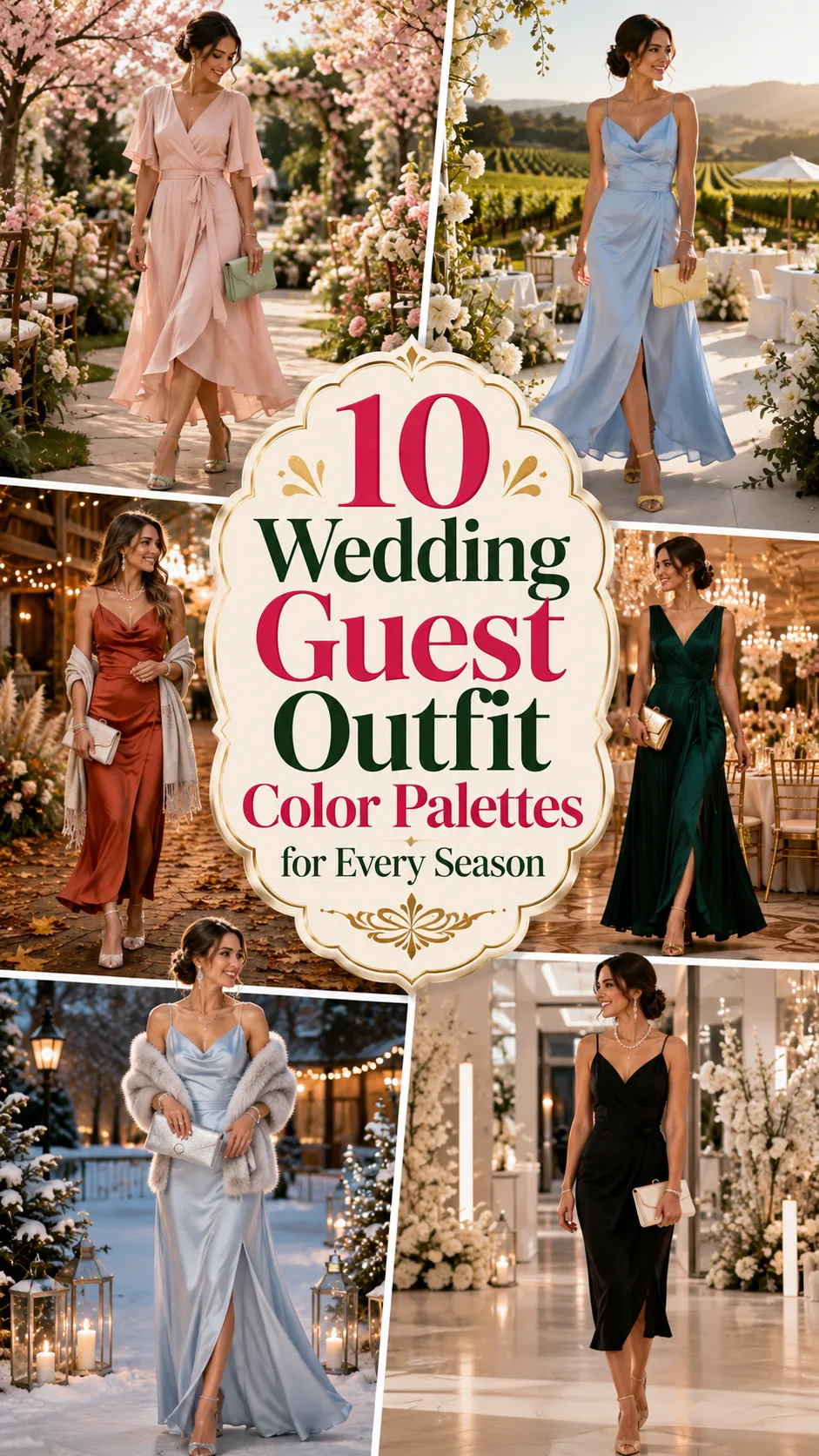 Wedding Guest Outfit Color Palettes for Every Season