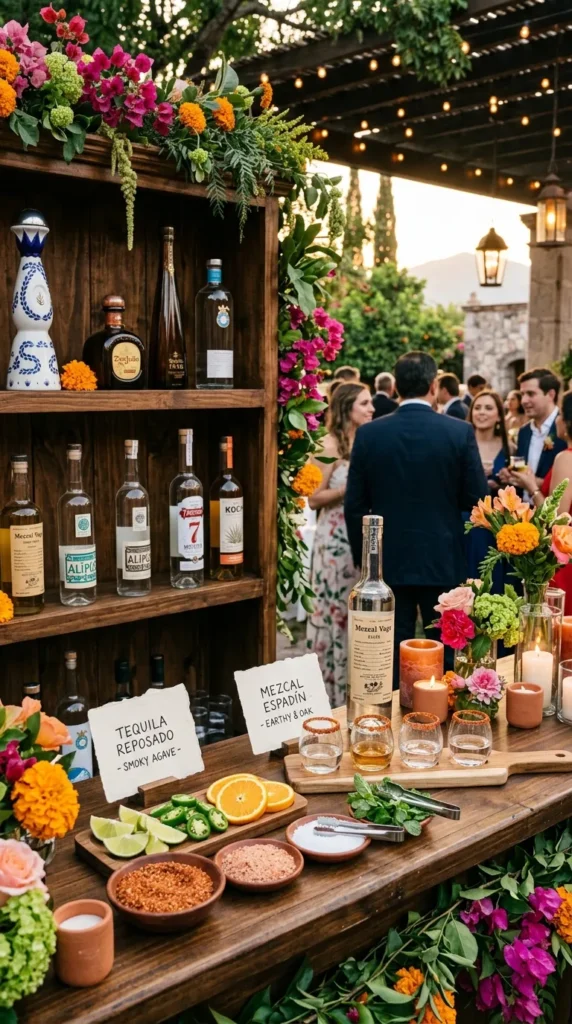 Welcome Guests with a Tequila & Mezcal Bar
