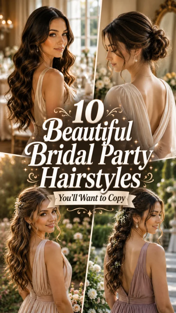 Beautiful Bridal Party Hairstyles You'll Want to Copy