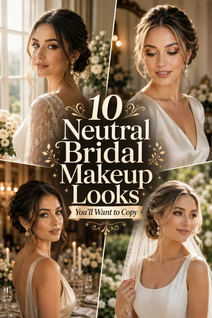 Neutral Bridal Makeup Looks You'll Want to Copy