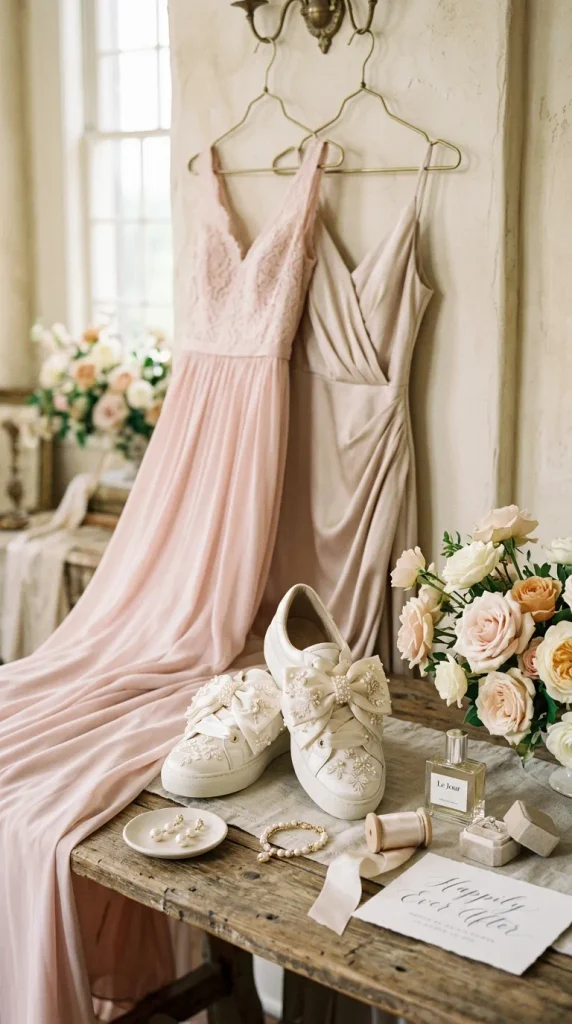 Bow-Detail Sneakers for a Feminine Finish
