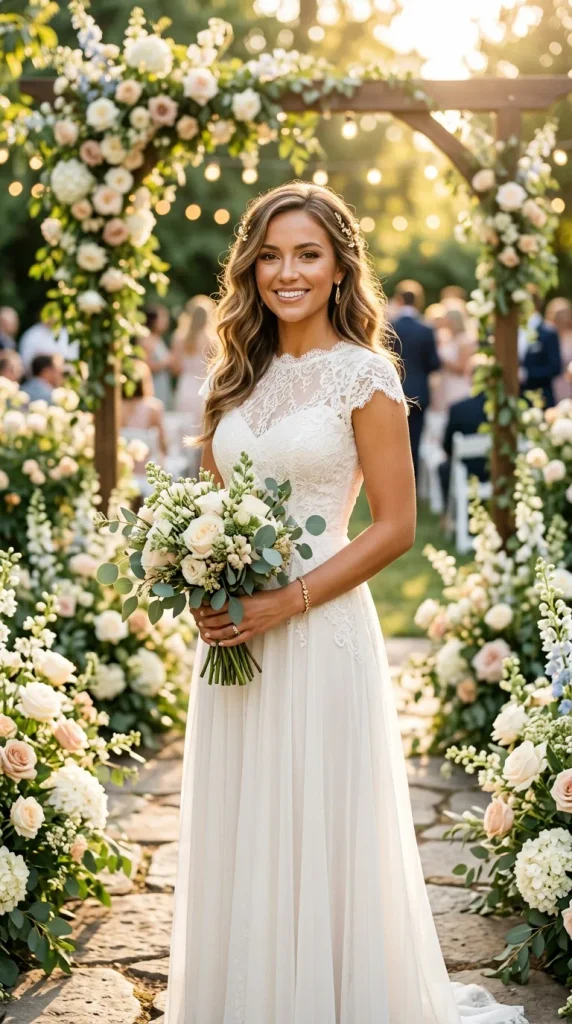 Bronze Latte Glow for a Summer Wedding