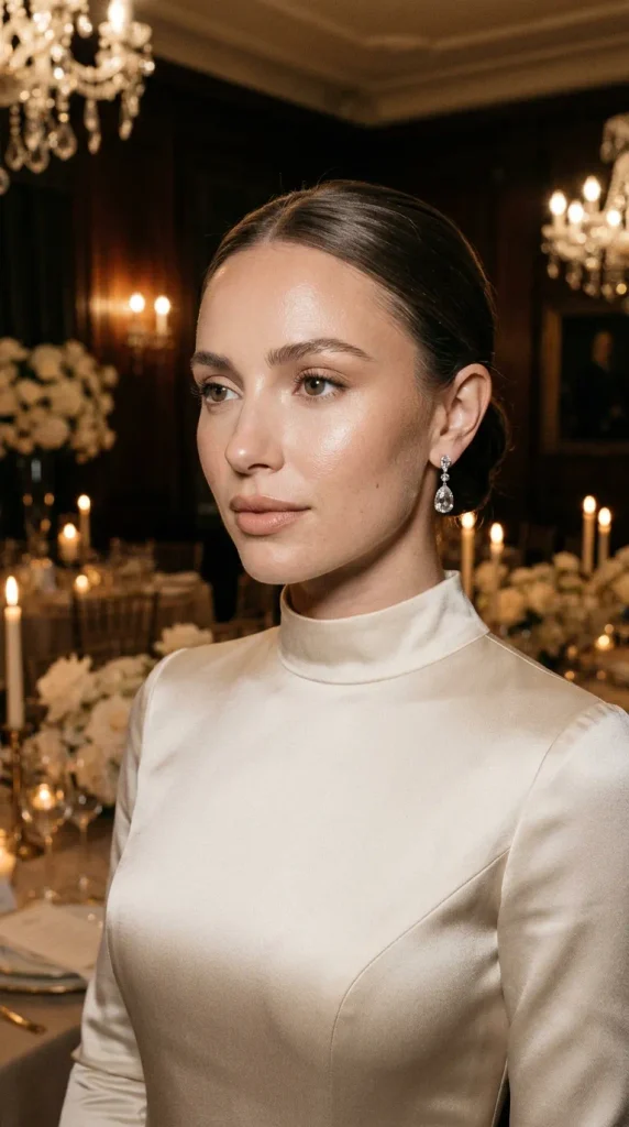 Champagne Glow With a Nude Lip