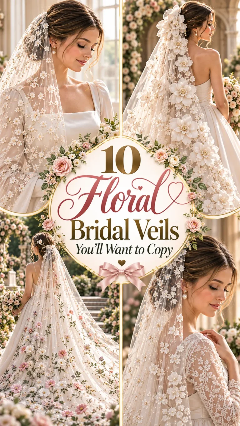 Floral Bridal Veils You'll Want to Copy