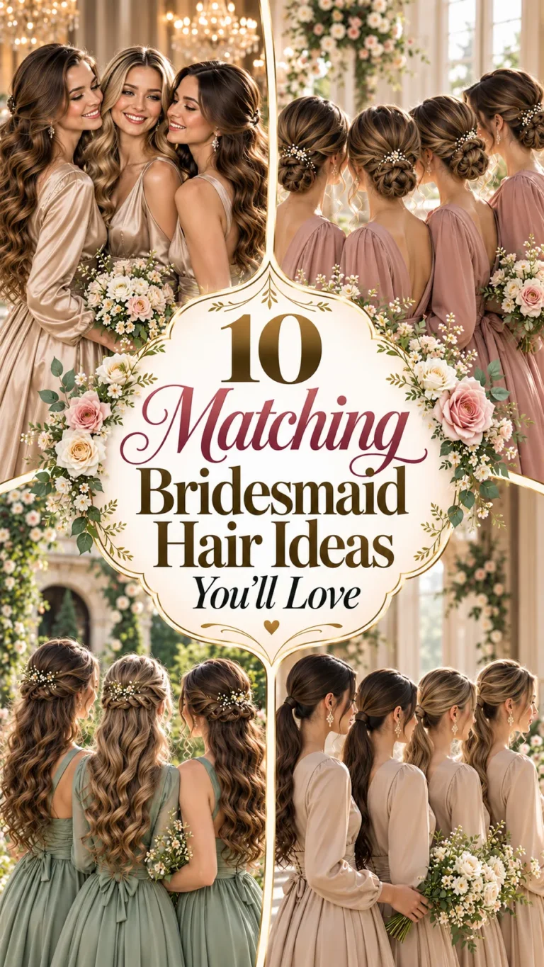 10 Matching Bridesmaid Hair Ideas You’ll Love