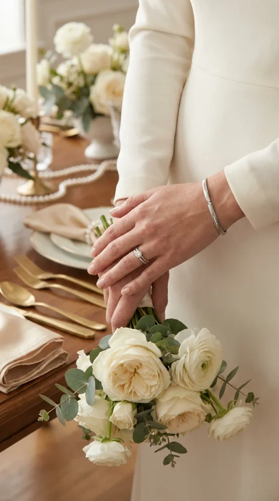 Delicate Bracelet and Ring Combination