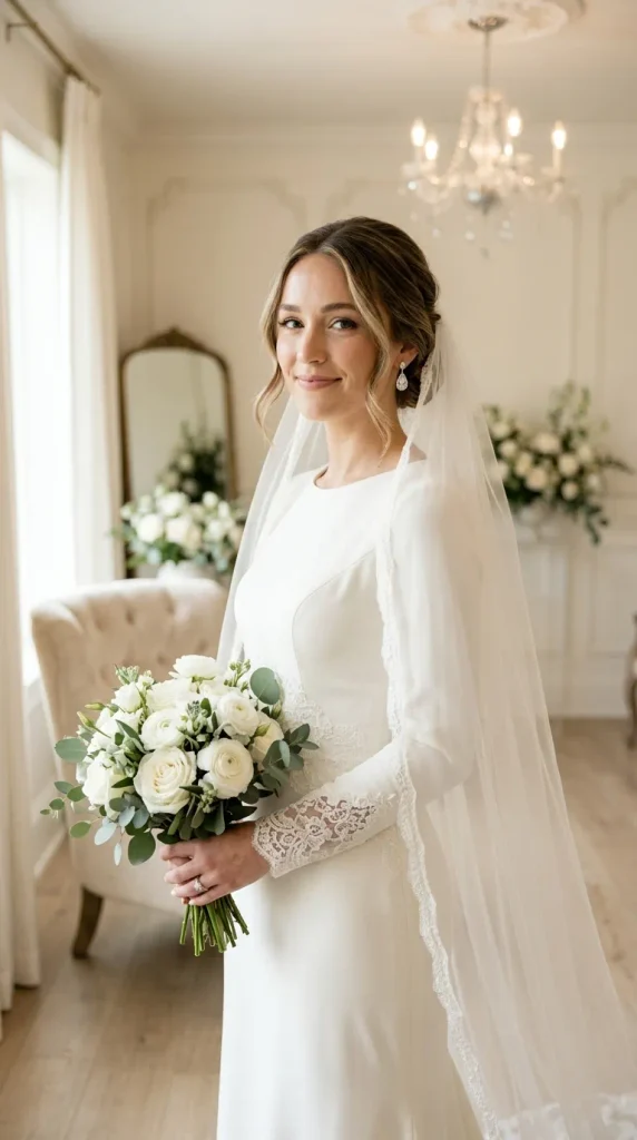 Delicate Diamond Drops for Modern Brides