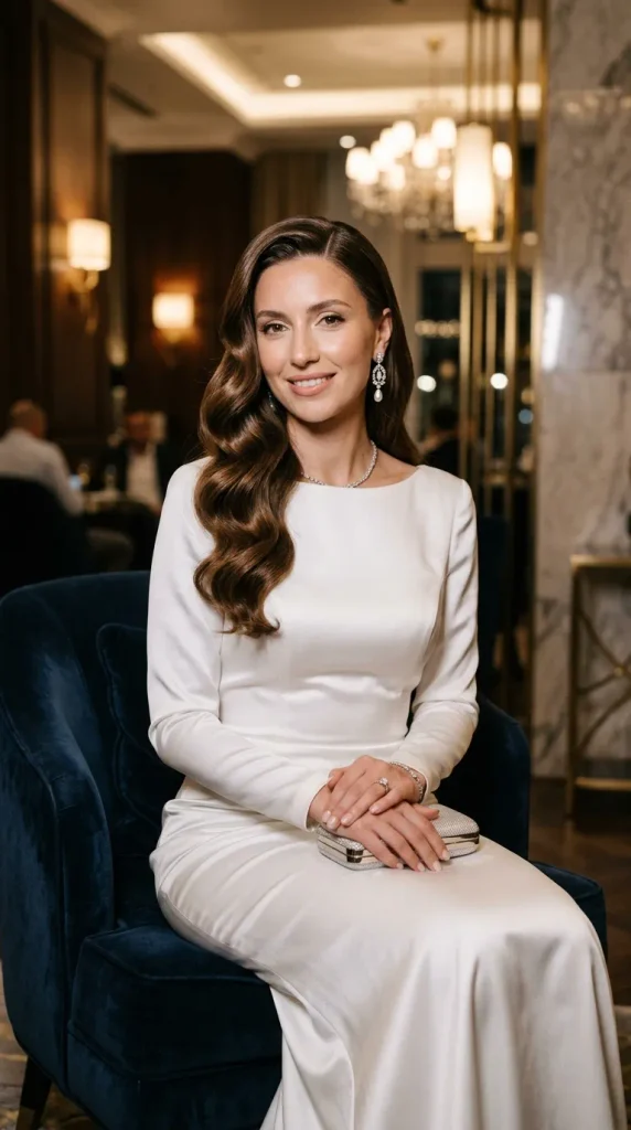 Glossy Hollywood Waves for a Glamorous Night