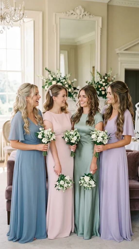 Half-Up Glam Waves for Effortless Sophistication