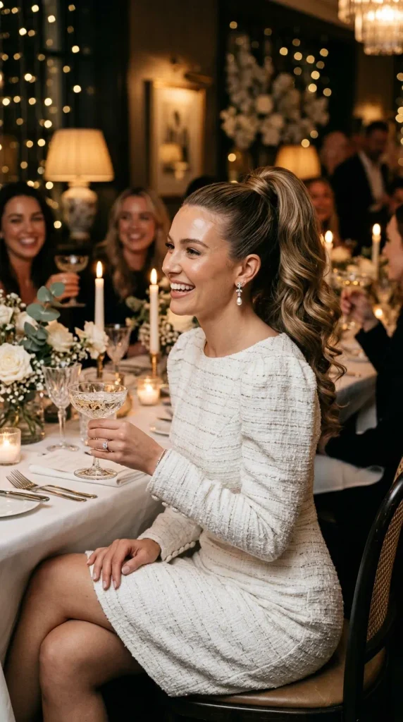 High Ponytail With Dramatic Volume