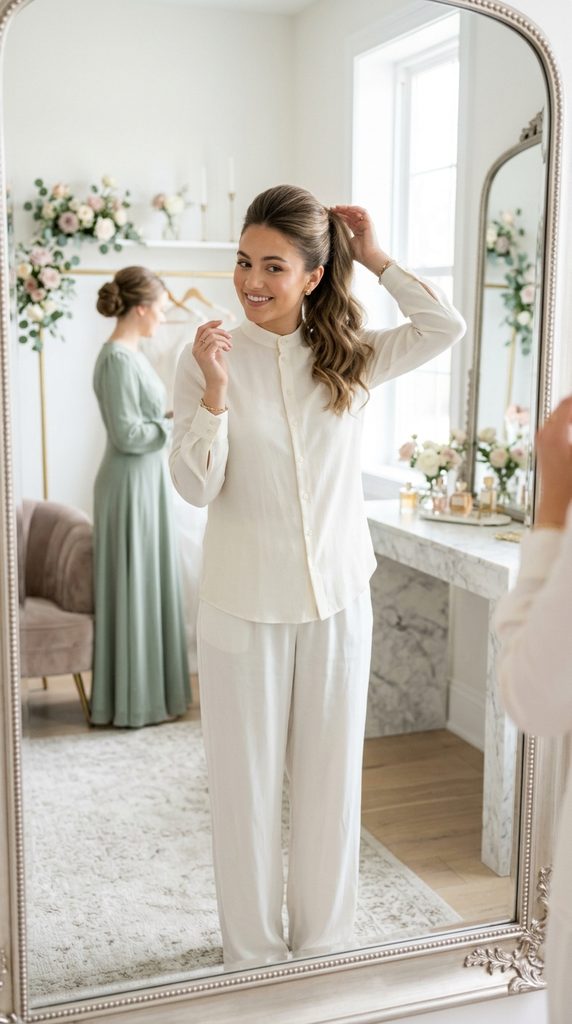 High Ponytails With Polished Volume