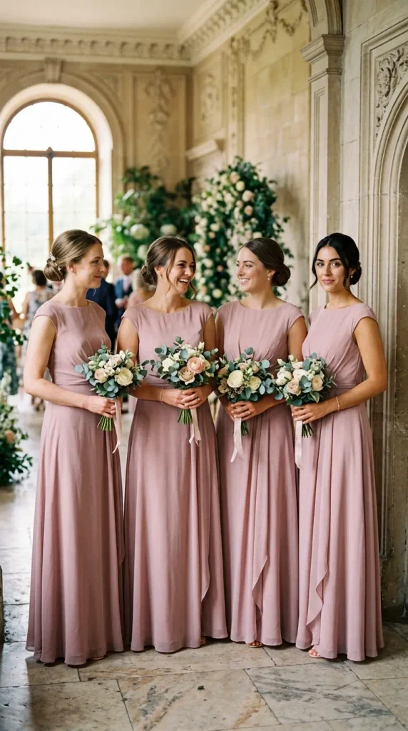 Matching Low Buns for Elegant Sophistication