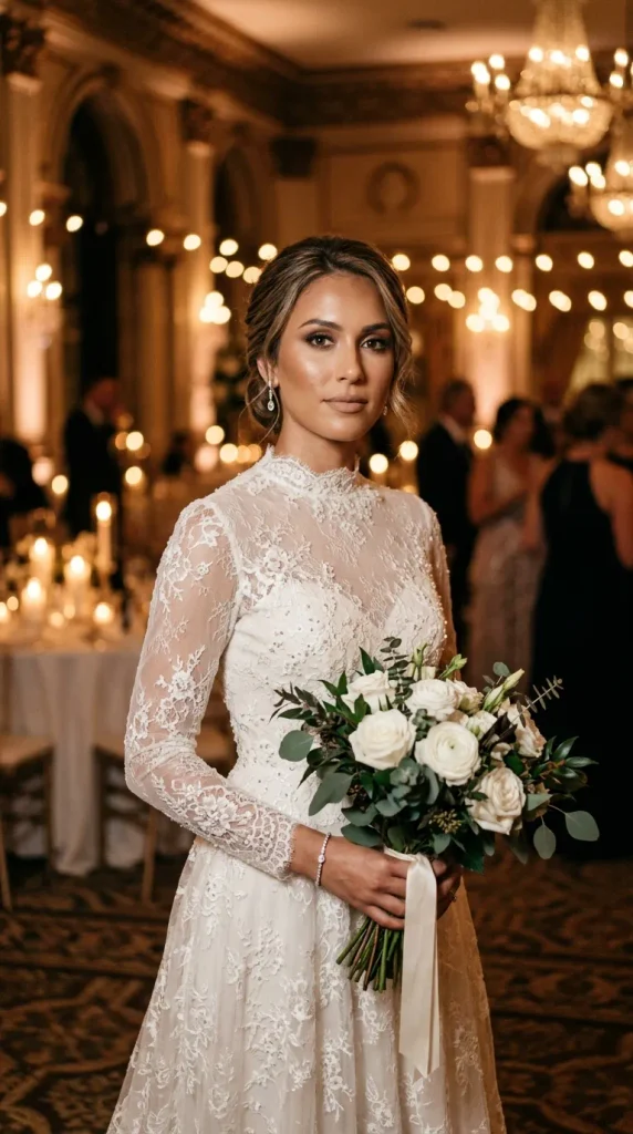 Mocha Smoky Eyes for an Evening Wedding