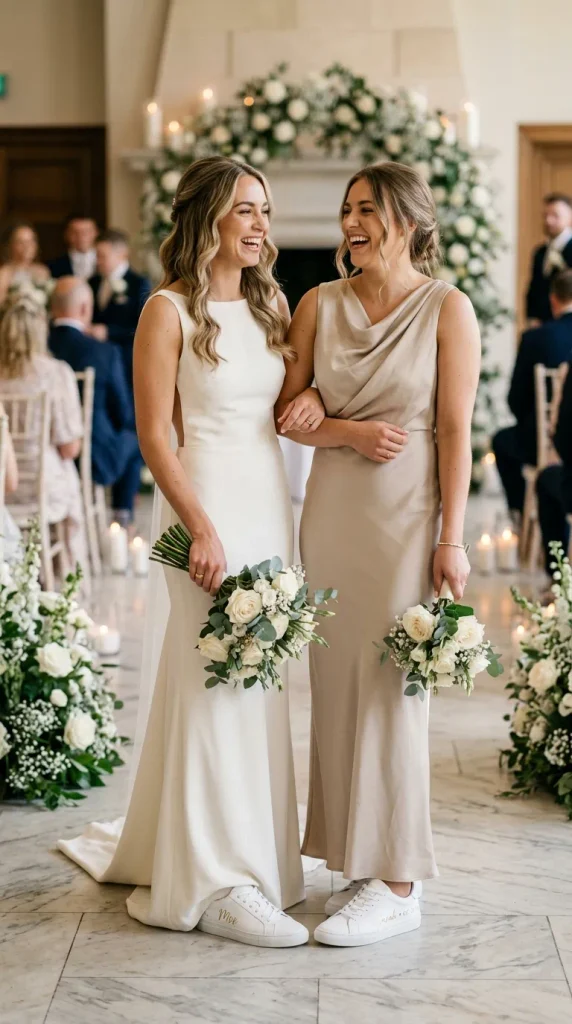 “Mrs.” and “Mrs.” Inspired Bridal Party Sneakers