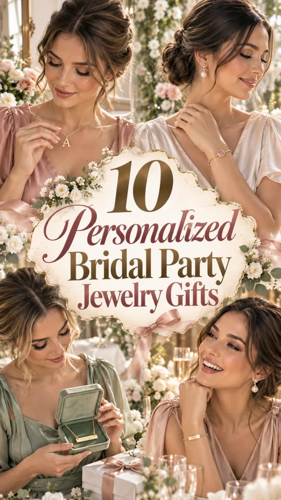Personalized Bridal Party Jewelry Gifts