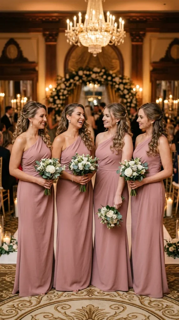 Side-Swept Glamorous Curls